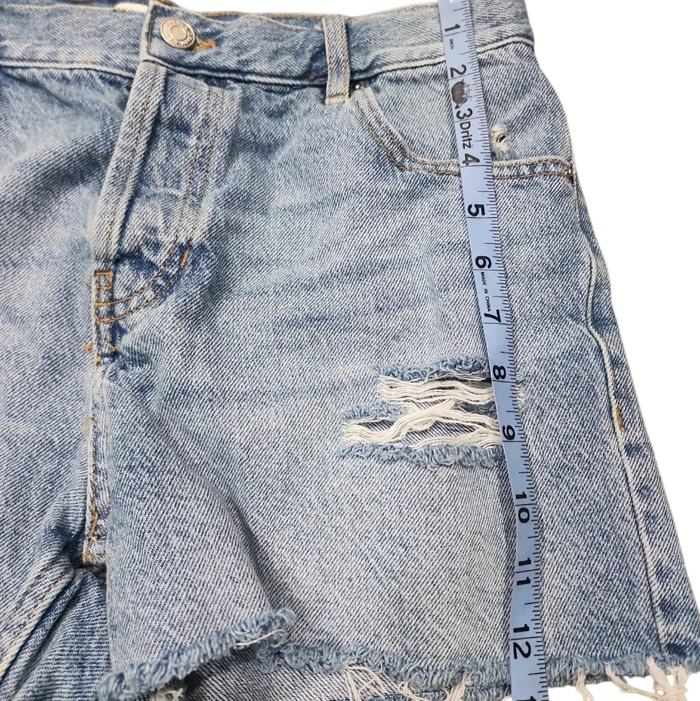 PacSun Vintage Cut Off Blue Denim Shorts. 27 - Picture 11 of 11